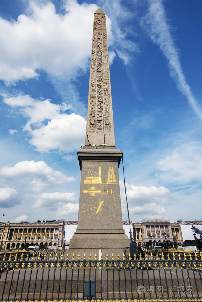 法国巴黎的埃及方尖碑