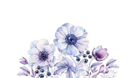 手绘紫色的花图片 手绘紫色的花素材 手绘紫色的花插画 摄图新视界