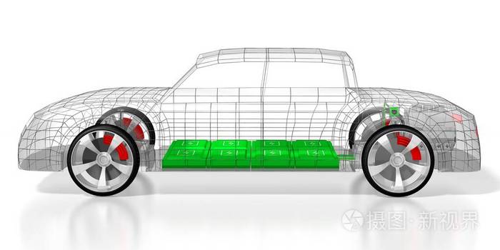 运输 环境 电池 车辆 插图 身体 权力 提供 框架 工程