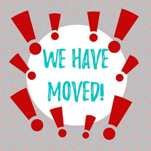 我们移动了文字书写.