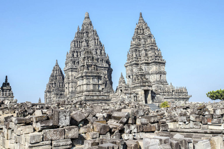 印度尼西亚爪哇岛日惹市普拉姆巴南寺照片