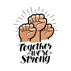 字体强插画-字体强手绘-字体强卡通图-摄图新视界