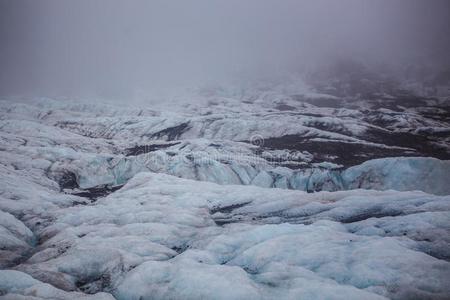 冰河采用斯卡夫塔费德,冰岛.