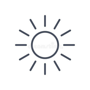 太阳偶像太阳ny天气观念预报气候插画 正版商用图片2pkd2c 摄图新视界