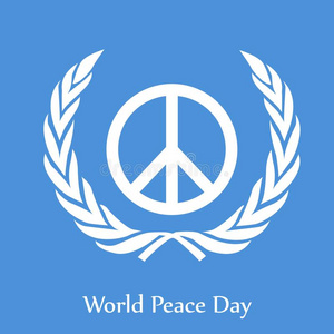 说明关于世界和平一天背景