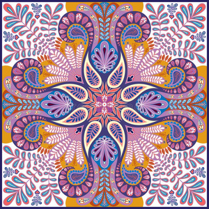 印度矢量涡纹花呢制的模式,装饰的装饰为纺织品,wickets三柱门
