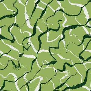 迷彩线条抽象的水彩任意的条纹无缝的模式照片