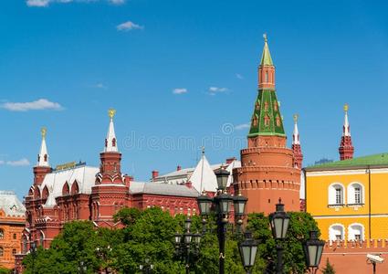 看法关于城堡从指已提到的人曼尼兹纳亚正方形采用莫斯科,俄罗斯帝国