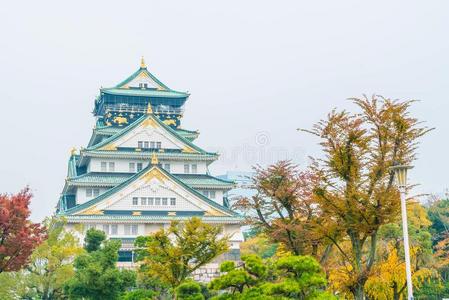 美丽的建筑学在大阪城堡