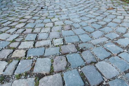 石头铺路.照片