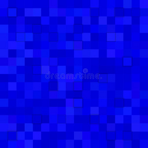 正方形平铺的背景从平方采用蓝色音和3英语字母表中的第四个字母埃菲克