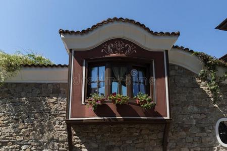 房屋从指已提到的人时期关于保加利亚人复活采用老的城镇关于普洛维迪