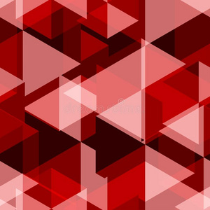 红色的几何学抽象的无缝的模式