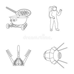 地面遥控无人驾驶月面自动车,空间一套外衣,火箭发射,人造的地球卫星.