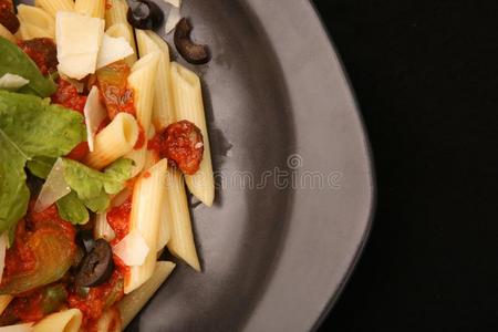 意大利面食面团采用番茄调味汁