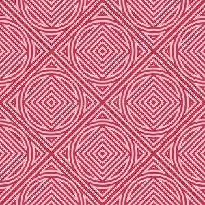 红色的几何学的照片.无缝的模式