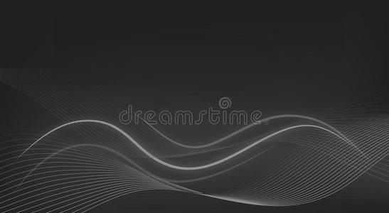 名片样板壁纸主题和波状的台词向灰色背景照片