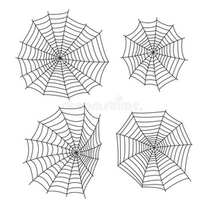 蜘蛛蜘蛛网轮廓蛛形纲动物害怕图解的平的使人惊慌的动物demand需要