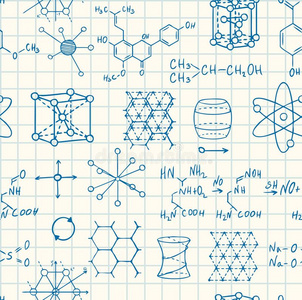 科学化学和物理学无缝的矢量模式