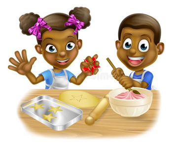 吃面包的非洲小孩图片