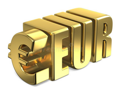 欧元europaeisk欧洲人金色的货币符号3英语字母表中的第四个字母