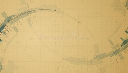 数字的科技世界.商业实质上的观念.矢量后面