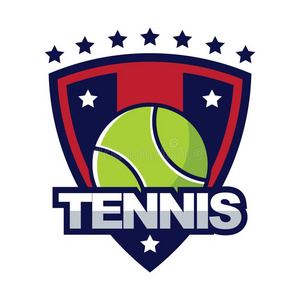 网球徽章标识样板这套老式网球标识, 标志, 标签, 徽章设计网球俱乐部