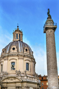 图拉真纵队省diameter直径玛丽亚教堂图拉真交易罗马意大利