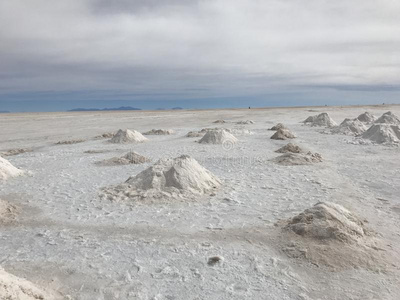 盐湖采用乌尤尼.玻利维亚条子毛绒,南方美洲.