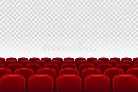 空的电影剧场观众席和红色的席位.行关于红色的电影照片