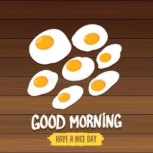 好的早晨观念.早餐喝醉了的鸡鸡蛋和一or一nge