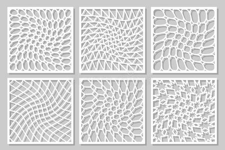 放置模式几何学的装饰.卡片为激光锋利的.元素