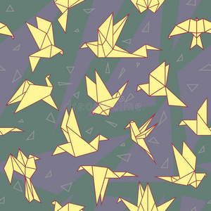 折纸手工纸鸟