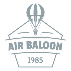 天天空气球标识,简单的灰色方式