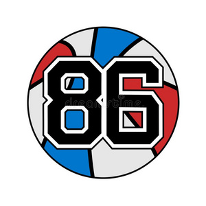 球关于篮球和指已提到的人数字86照片