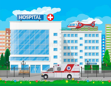 医院建筑物,医学的偶像.