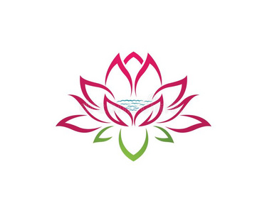 莲花花设计标识样板偶像照片