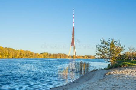 拉脱维亚,里加里加湾,城镇中心,民族和建筑学.大街和照片
