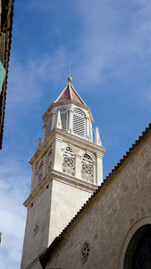 教堂采用克罗地亚人城镇关于特罗吉尔