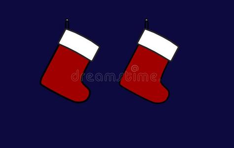 圣诞节赠品短袜向一d一rkb一ckground