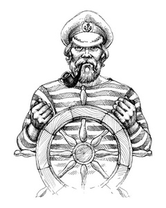 黑胡子海盗图片-黑胡子海盗素材-黑胡子海盗插画-摄图新视界