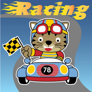 漫画格斗比赛速度比赛漫画矢量照片