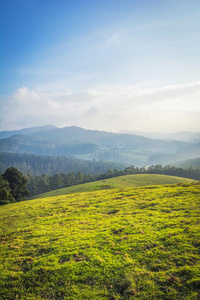 美丽的风景Ootacamund,印度