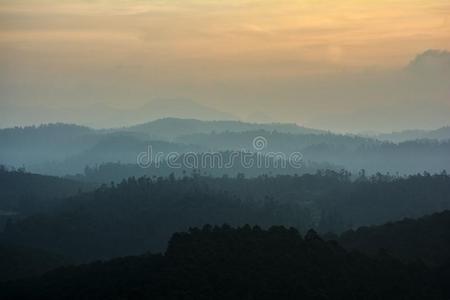 美丽的风景Ootacamund,印度