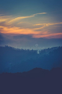 美丽的风景Ootacamund,印度