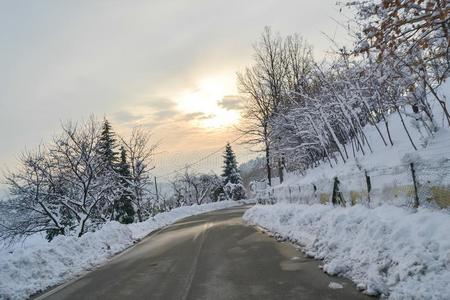 经过的在之间指已提到的人下雪的树向指已提到的人小山关于太棒了,采用佩德姆