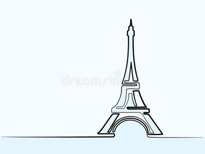 巴黎Eiffel语言塔偶像