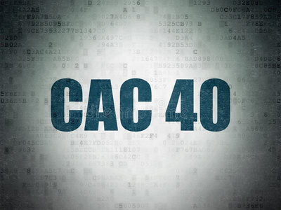 股份交易索引观念cac公司40向数字的资料纸后面