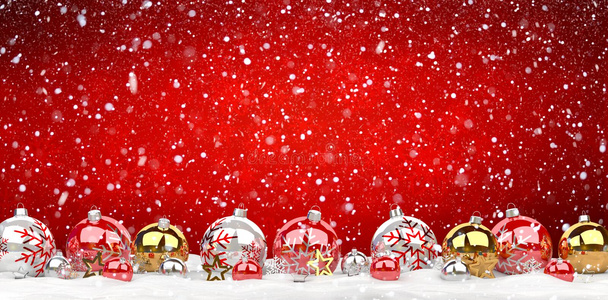 红色的和白色的圣诞节小玩意有衬里的在上面3英语字母表中的第四个字母翻译