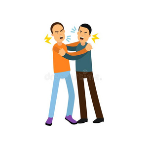 争吵的漫画图片